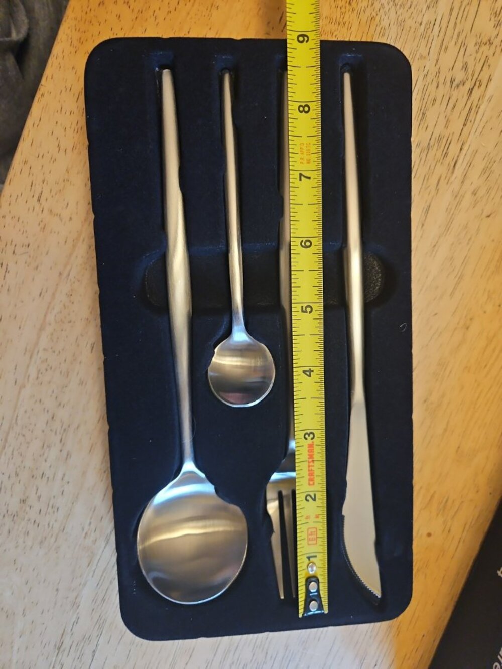 Bruntmor Adaline 16 Pc Flatware Set New 18/10 Stainless Steel Matte Service For - Picture 7 of 12